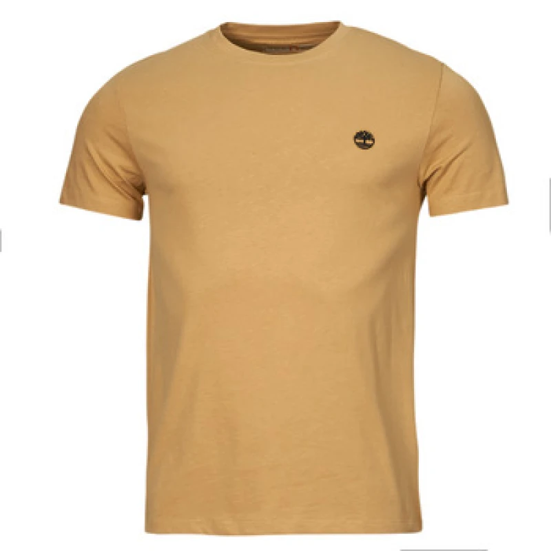Image of Timberland Slim Fit Embroidered Logo T-Shirt Light Brown XXL