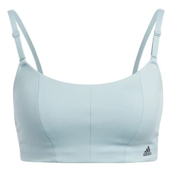 Image of adidas Yoga Studio Light-Support Bra Womens - Grey