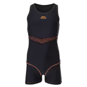 Image of Slazenger Boyleg Swimsuit Junior Girls - Black