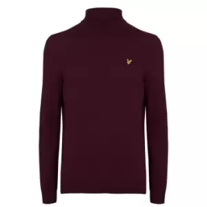 Image of Lyle and Scott Roll Neck Jumper - Purple