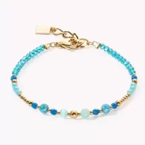 Image of Coeur De Lion Elegance Bracelet Gold Turquoise