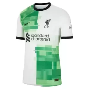 Image of Nike Liverpool FC Authentic Away Jersey 2023 2024 Adults - White