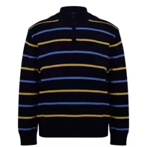 Image of Paul And Shark Crew Sweatshirt - Blue