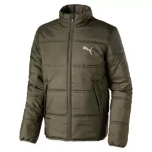 Image of Puma Essential Padded Jacket Junior Boys - Green