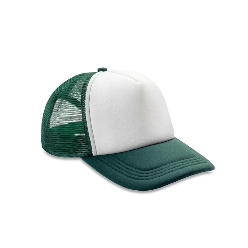Image of Result Men Result Core Half Mesh Truckers Cap in Bottle Green Bottle Green One Size Male 5059444586019