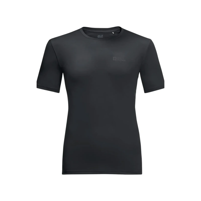 Image of T-Shirt Jack Wolfskin Tech Noir Male L