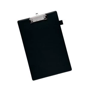 Image of 5 Star Office Standard Clipboard with PVC Cover Foolscap Black