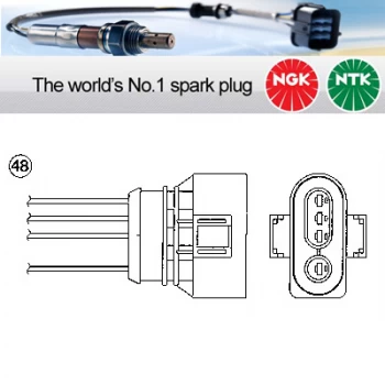 Image of NGK OZA447-E36 / 1950 Lambda Sensor Zirconia Type Oxygen O2 Exhaust Probe