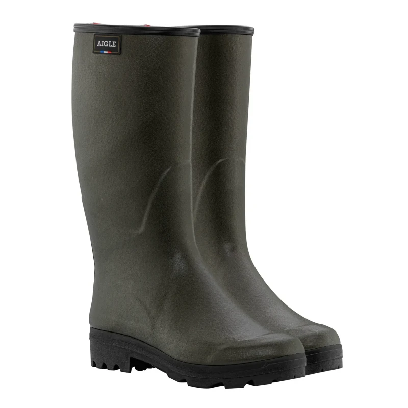 Image of Aigle Chambord NeoMesh Kaki Wellington Boots Mens - UK 8 / EU 42 Green male PS4288KAK42