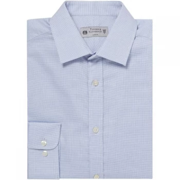 Image of Turner and Sanderson St James Nail Head Textured Shirt - White