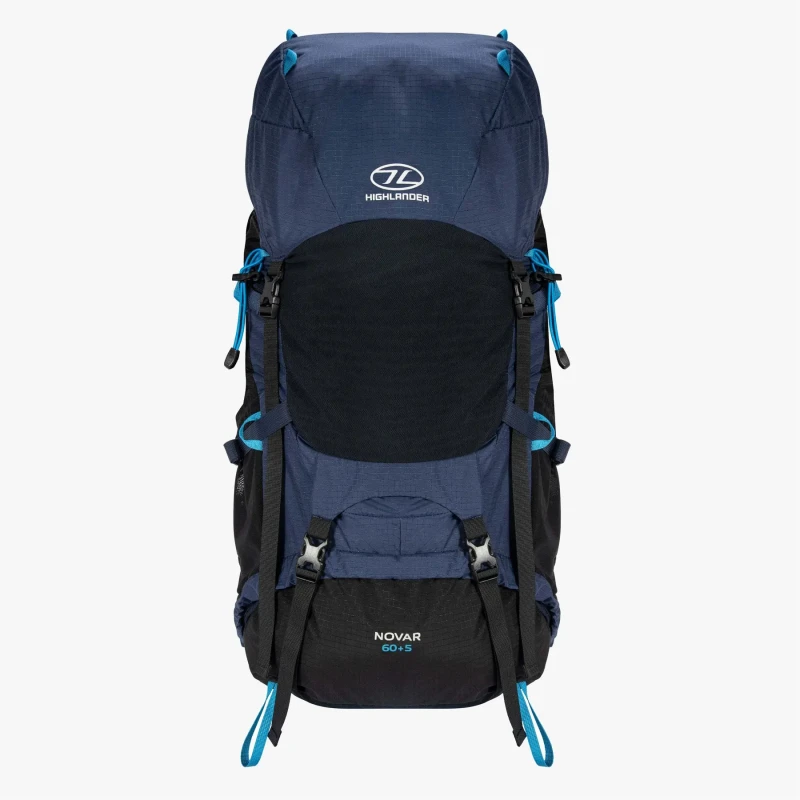 Image of Backpack Highlander Novar Bleu Unisex 60+5 L