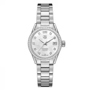 Image of TAG Heuer Carrera Diamond Stainless Steel Bracelet Watch