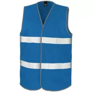 Image of Result Adults Unisex Safeguard Enhance Visibility Vest (S/M) (Royal Blue) - Royal Blue
