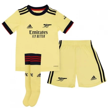 Image of adidas Arsenal Away Mini Kit 2021 2022 - Yellow