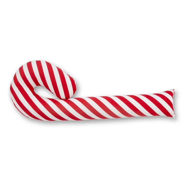Image of Catherine Lansfield Christmas Candy Cane 90cm x 20cm Draught Excluder Red White