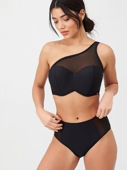 Image of Panache Onyx Midi Bikini Pant - Black, Size 20, Women