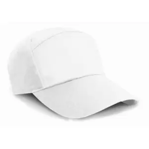 Image of Result Unisex Plain Baseball Cap (One Size) (White)