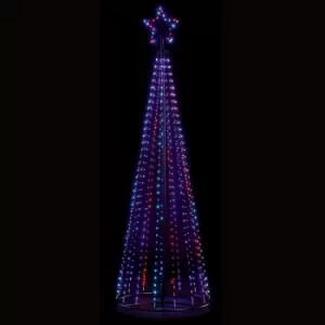 Image of Led Rainbow Freestanding Tree