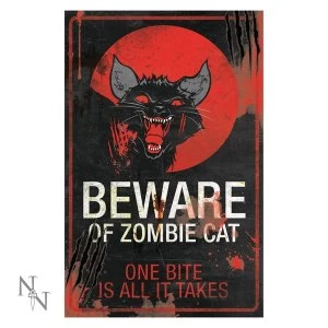 Image of Zombie Cat Sign