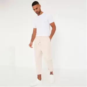 Image of I Saw It First Mens Loose Cropped Chinos - Pink
