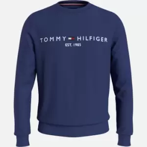 Image of Tommy Hilfiger Logo Cotton-Blend Flex Fleece Sweatshirt - M