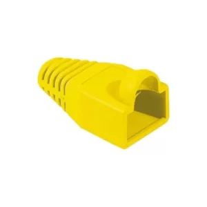 Image of Bag of 10 Yellow RJ45 Sleeves 5.5mm