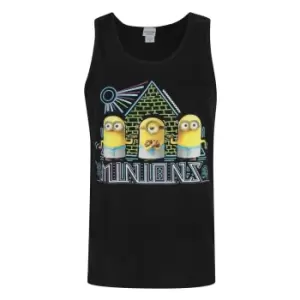 Image of Minions Mens Egyptian Vest (M) (Black)