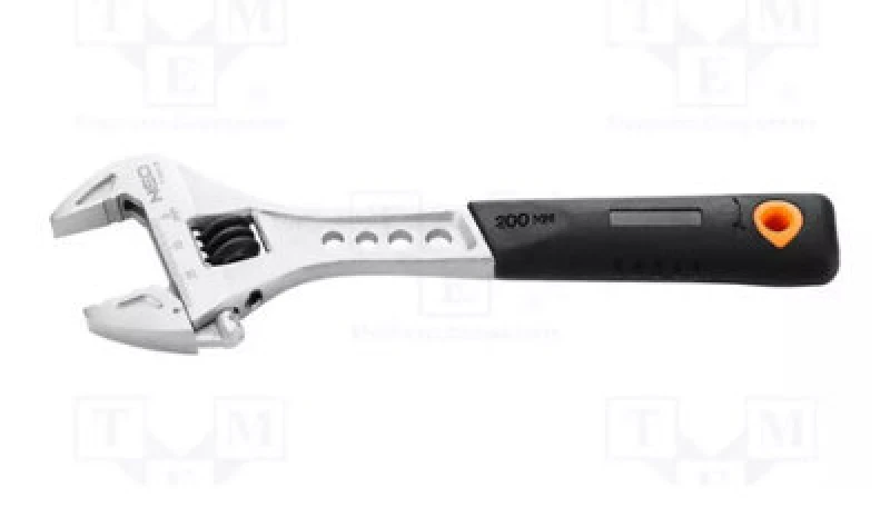 Image of NEO TOOLS 03-011 Adjustable Spanner Ø up to: 28mm, Length: 200mm, Chrome Vanadium Steel Chrome Vanadium Steel Adjustable Spanner (4692)