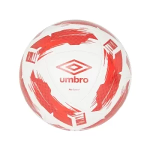 Image of Umbro Neo Swerve Football White Red Size 5