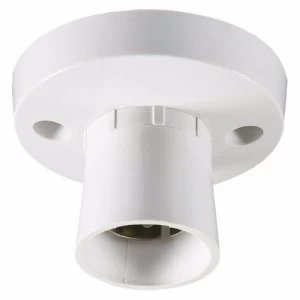 Image of KnightsBridge T2 Straight Skirt 3 Terminal Bayonet Cap BC Batten Lamp Holder Fitting