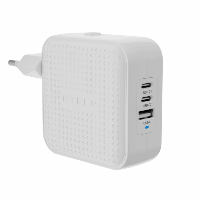 Image of HYPER HYPER HyperJuice 70W USB-C GaN Travel Charger - White HJ1003WHWWGL