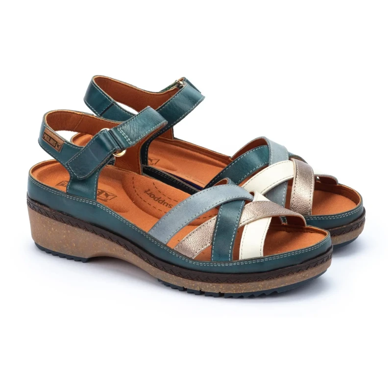 Image of Pikolinos Womens wedge sandals Pikolinos Granada W0W-1969C2 Bleu Female 36
