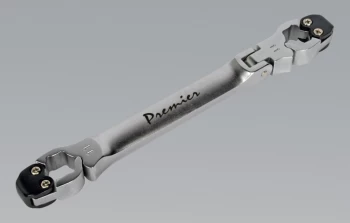 Image of Sealey VS0342 Brake Pipe Spanner Ratcheting 11mm