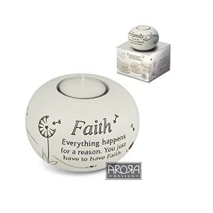 Image of Said with Sentiment Tea Light Holders Faith