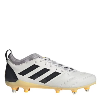 Image of adidas Malice Elite SG Rugby Boots - White/Orange