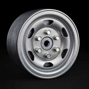 Image of Gmade 1.9 Sr05 Beadlock Wheels (Semigloss Silver) (2)