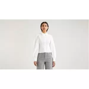 Image of Levis Levis Kayo Long Sleeve Blouse Womens - White