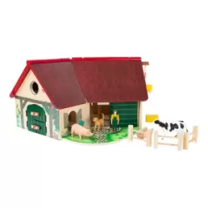 Image of Legler - Small Foot Woodfriends Farm Toy Playset