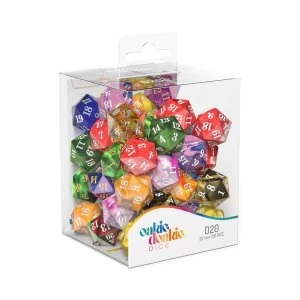 Image of Oakie Doakie Dice D20 Spindown (Pack Of 50)