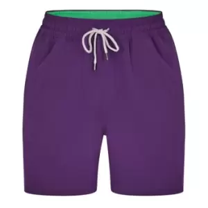 Image of POLO RALPH LAUREN Traveller Swim Shorts - Purple
