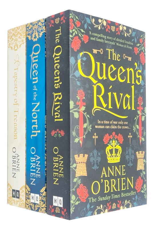 Image of Anne O'Brien 3 Book Set The Queen's Rival, A Tapestry of Treason, Queen of the North Anne O'Brien Books