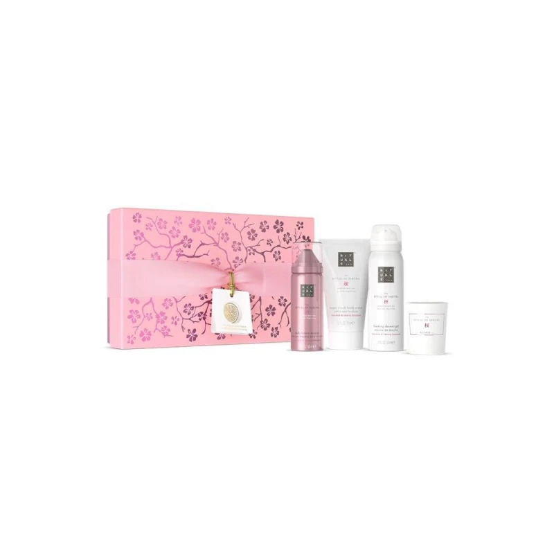 Image of Rituals The Ritual of Sakura - Floral Cherry Blossom & Rice Milk - Small Bath and Body Gift Set