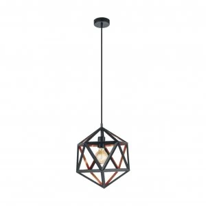Image of Eglo Embleton Pendant Light - Black