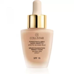 Image of Collistar Serum Foundation Perfect Nude Brightening Foundation for Natural Look SPF 15 Shade 4 Sand 30ml