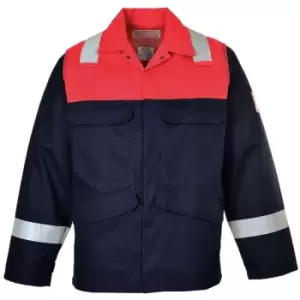 Image of Portwest FR55NARM - sz M Bizflame Plus Jacket - FR55 Navy - Navy