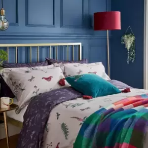 Image of Joules Midnight Beasts Single Duvet Cover Set, Multi