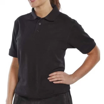 Image of Click Workwear Polo Shirt Polycotton 200gsm Medium Black