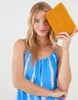 Image of Accessorize Womens Hand-Beaded Chain Strap Shoulder Bag, Size: 14x19cm