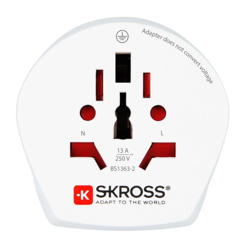 Image of Skross Travel Adapter Combo - World-to-Israel Earthed A-CAB137563 World to Israel Travel Adapter