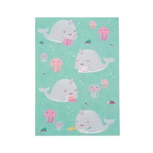Image of Sass & Belle Alma Narwhal A4 Sketchpad